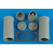 F-14A Tomcat exh. nozzles - varied (HB), 1/48 - Aires 4518