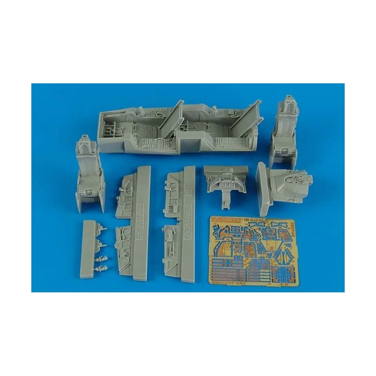 F-16B Fighting Falcon cockpit set (KIN), 1/48 - Aires 4520