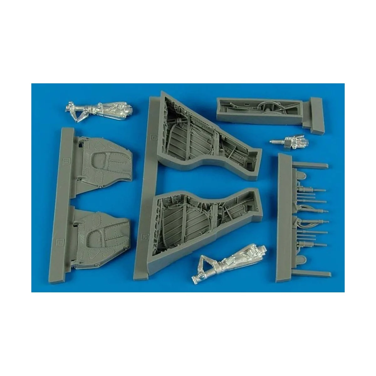 Sea Wixen FAW. 2 wheel bay for Airfix, 1/48 - Aires 4531 Sea Wixen FAW. 2 wheel bay for Airfix, 1/48 - Aires 4531