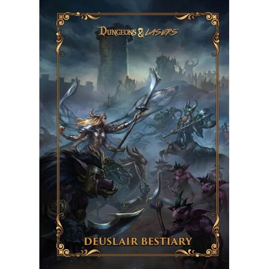 Dungeons & Lasers THE WORLD OF DEUSLAIR: BESTIARY BOOK (hardcover) ...