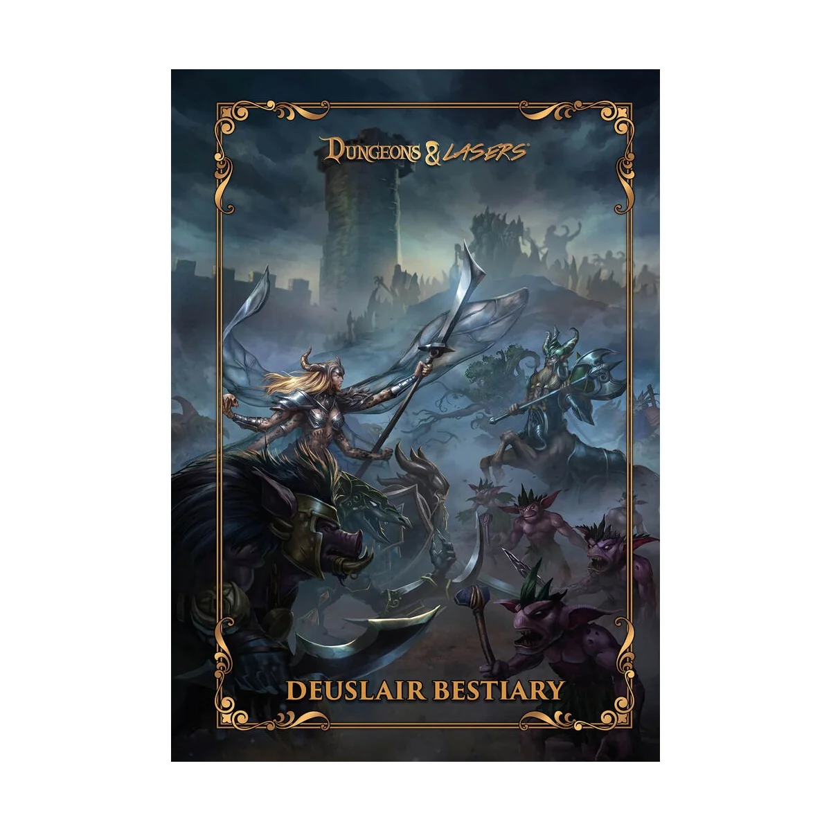 Dungeons & Lasers THE WORLD OF DEUSLAIR: BESTIARY BOOK (hardcover) ...