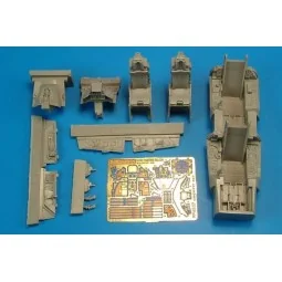 F-16D Block 40 cockpit set for Kinetic - Aires 4537