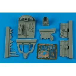 J2M3 Raiden cockpit set for Hasegawa, 1/48 - Aires 4538