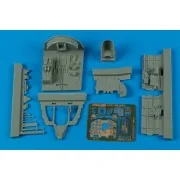 J2M3 Raiden cockpit set for Hasegawa, 1/48 - Aires 4538