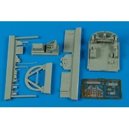 N1K1 Shiden cockpit set for Hasegawa, 1/48 - Aires 4539