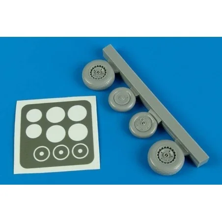 Me-262A wheels & paint mask for HOB, 1/48 - Aires 4540