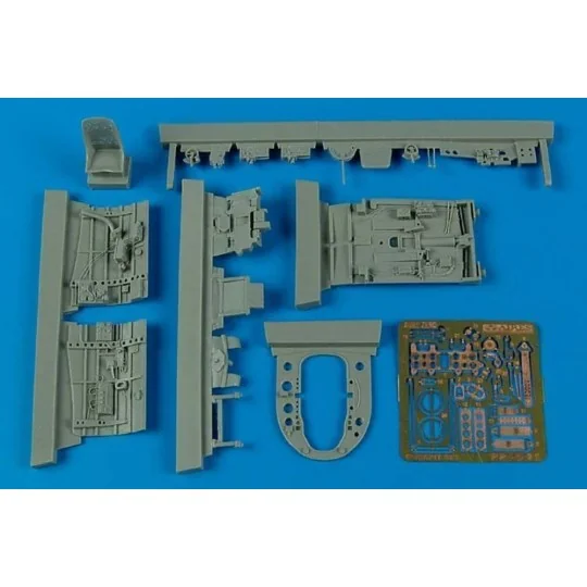 A6M5 Zero cockpit set for Tamiya, 1/48 - Aires 4541 A6M5 Zero cockpit set for Tamiya, 1/48 - Aires 4541
