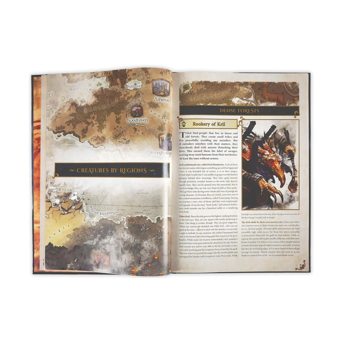 Dungeons & Lasers THE WORLD OF DEUSLAIR: BESTIARY BOOK (hardcover) ...