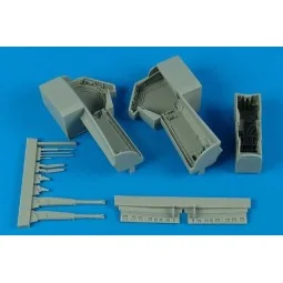 A-6 Intruder wheel bay, 1/48 - Aires 4545