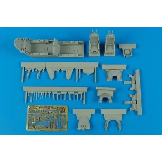 F-5F Tiger II cockpit set for AFV Club, 1/48 - Aires 4551