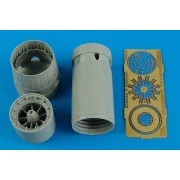Mirage 200C/B/D/N ehaust nozzle-opened, 1/48 - Aires 4553