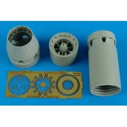 Mirage 2000C/B/D/N exh.nozzle-closed - Aires 4556