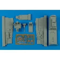 P-51D Mustang cockpit set f. Hobby Boss - Aires 4557