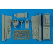 P-51D Mustang cockpit set f. Hobby Boss - Aires 4557