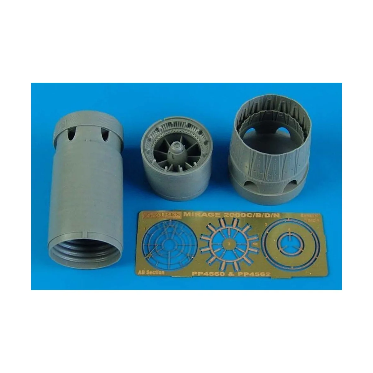 Mirage 2000C/B/D/N exh. nozzles-opened, 1/48 - Aires 4560 Mirage 2000C/B/D/N exh. nozzles-opened, 1/48 - Aires 4560