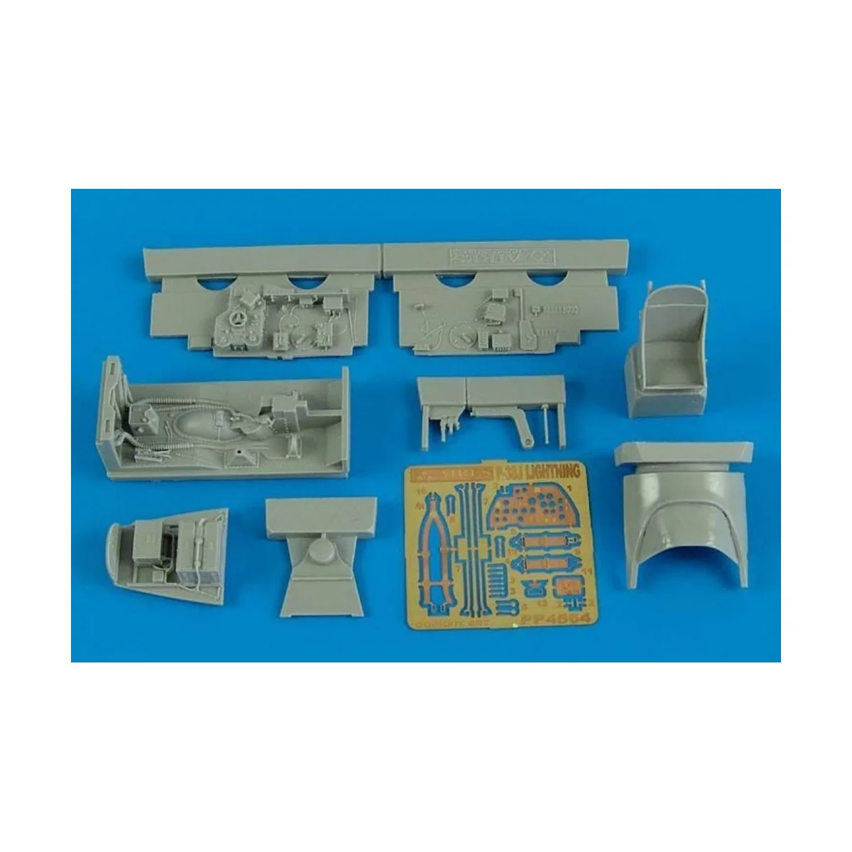 P-38J Lightning cockpit set for Academy, 1/48 - Aires 4564 P-38J Lightning cockpit set for Academy, 1/48 - Aires 4564