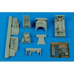 P-38F Lightning cockpit set f.Academy, 1/48 - Aires 4567