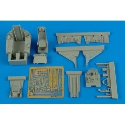 F-100C Super Sabre-early cockpit set TRU, 1/48 - Aires 4568