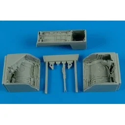 MiG-23 Flogger wheel bay for Trumpeter, 1/48 - Aires 4569