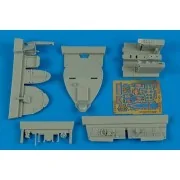 F8F-1 Bearcat cockpit set f.Hobby Boss, 1/48 - Aires 4573