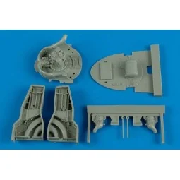 F8F-1 Bearcat wheel bay for Hobby Boss, 1/48 - Aires 4574