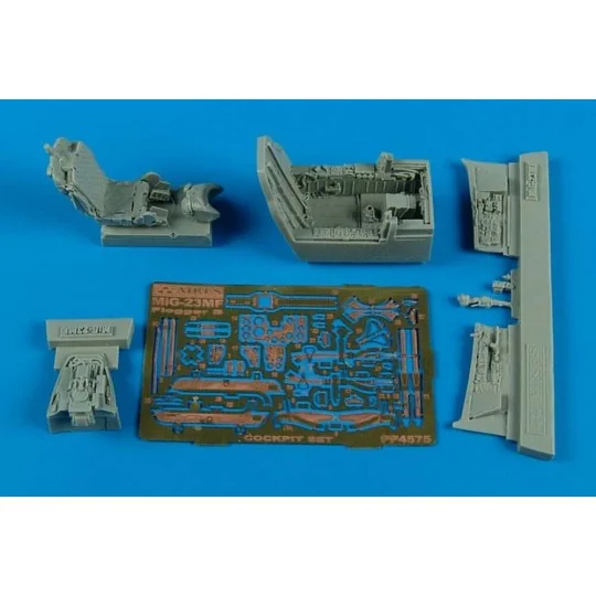 MiG 23MF Flogger B cockpit set for TRU, 1/48 - Aires 4575 MiG 23MF Flogger B cockpit set for TRU, 1/48 - Aires 4575