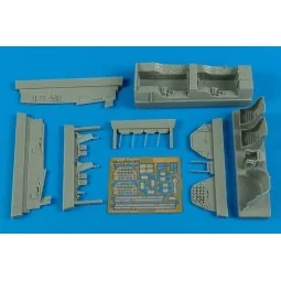 T-28 Trojan cockpit set for Roden, 1/48 - Aires 4576