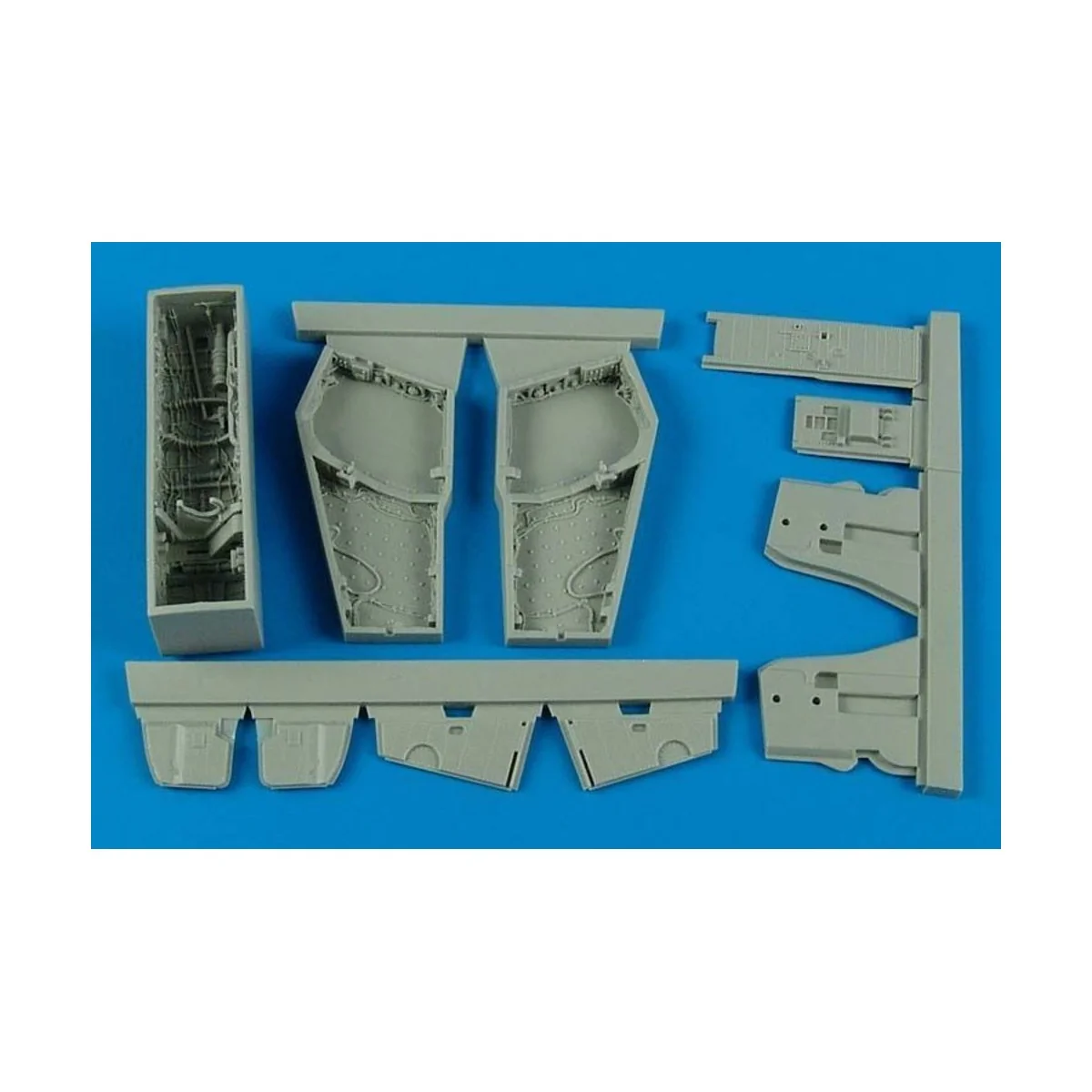 F-4B/N Phantom II wheel bays f. Academy, 1/48 - Aires 4579