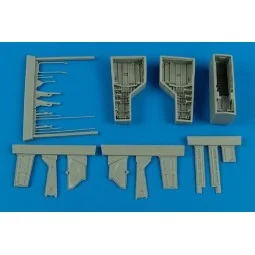 T-28 Trojan wheel bay for Roden, 1/48 - Aires 4584