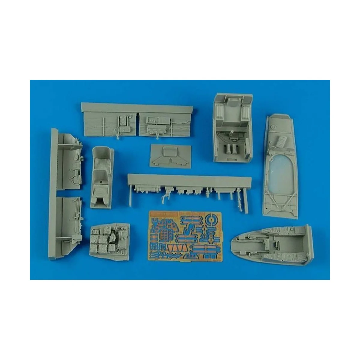 Me 410B-2/U4 cockpit set for Meng - Aires 4585
