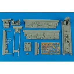 Bf 110D-3 cockpit set for Cyber-Hobby - Aires 4586