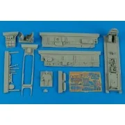 Bf 110D-3 cockpit set for Cyber-Hobby, 1/48 - Aires 4586