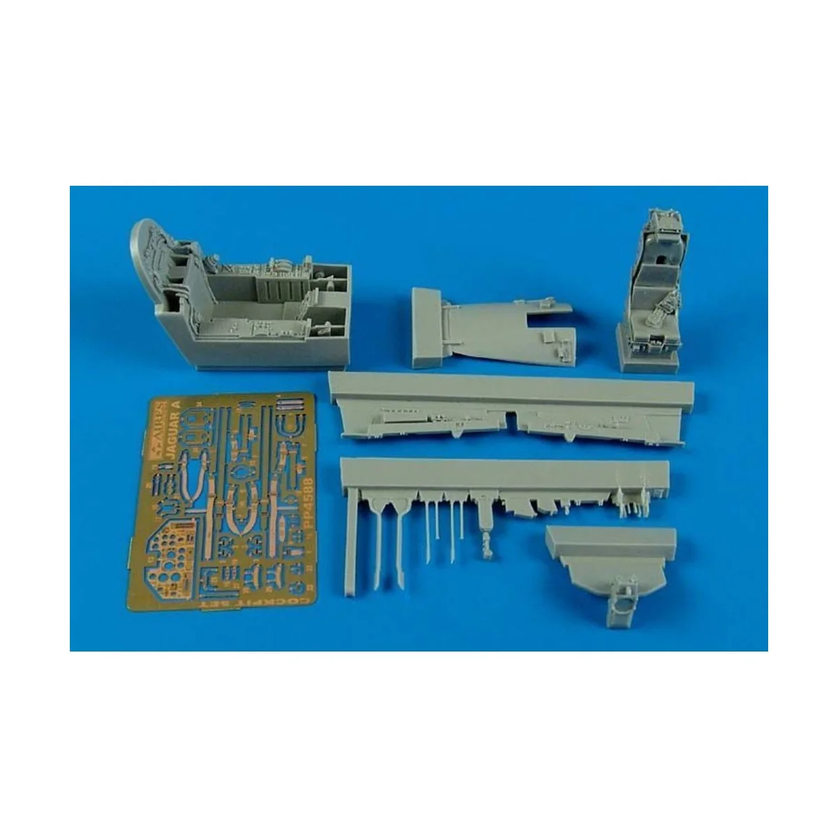 Sepecat Jaguar A cockpit set f. Kitty H., 1/48 - Aires 4588 Sepecat Jaguar A cockpit set f. Kitty H., 1/48 - Aires 4588