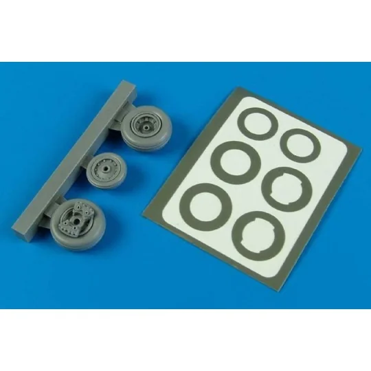 T-28/ Trojan wheels & paint mask f. Rod, 1/48 - Aires 4592 T-28/ Trojan wheels & paint mask f. Rod, 1/48 - Aires 4592
