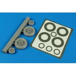 S2F Tracker wheels & p. masks f. Kinetic - Aires 4593