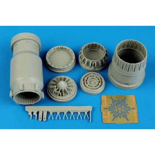 MiG-23 Flogger ex. noz. opened f. Trump., 1/48 - Aires 4594 MiG-23 Flogger ex. noz. opened f. Trump., 1/48 - Aires 4594