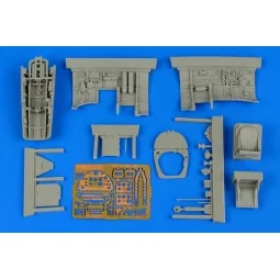 Spitfire Mk.IX cockpit set FOR Eduard, 1/48 - Aires 4596