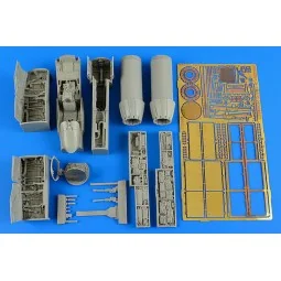 F/A-18A/C Hornet deteil set f.Hasegawa - Aires 4600