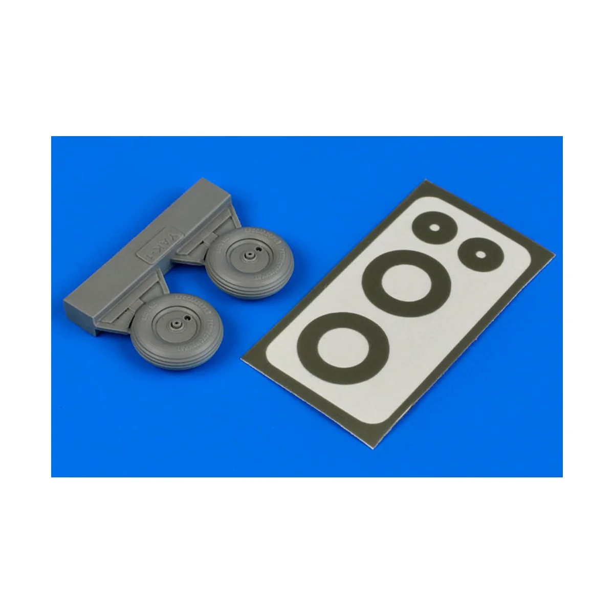 YAK-1 wheels & paint masks for AM/Eduard, 1/48 - Aires 4601