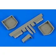 P-40M Kitty Hawk wheel bay for Hobby Bo, 1/48 - Aires 4602