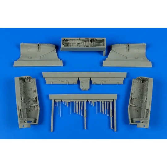 Jas-39 Gripen wheel bay for Kitty Hawk, 1/48 - Aires 4610