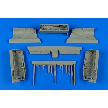 Jas-39 Gripen wheel bay for Kitty Hawk, 1/48 - Aires 4610