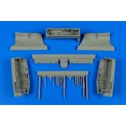 Jas-39 Gripen wheel bay for Kitty Hawk, 1/48 - Aires 4610