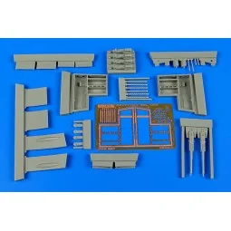 Spitfire Mk.IXe gun bay for Eduard, 1/48 - Aires 4615