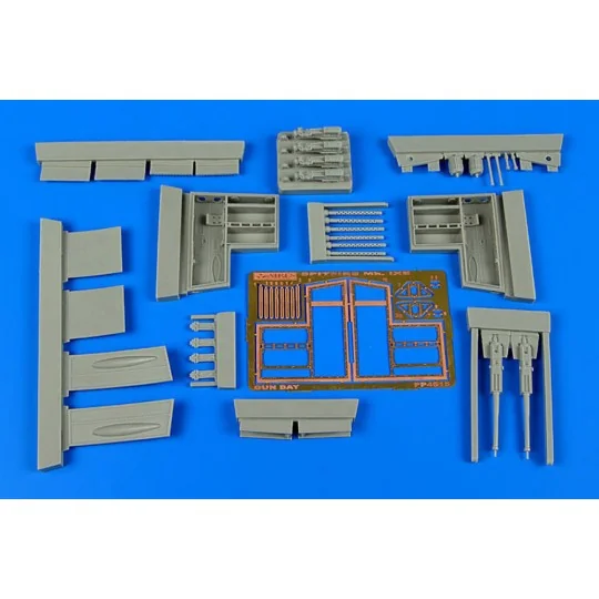 Spitfire Mk.IXe gun bay for Eduard, 1/48 - Aires 4615 Spitfire Mk.IXe gun bay for Eduard, 1/48 - Aires 4615