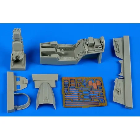 JAS-39C Gripen cocpit set for Kitty Hawk, 1/48 - Aires 4616