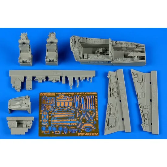 F-4D Phantom II (late v.)cockpit set f.A, 1/48 - Aires 4622