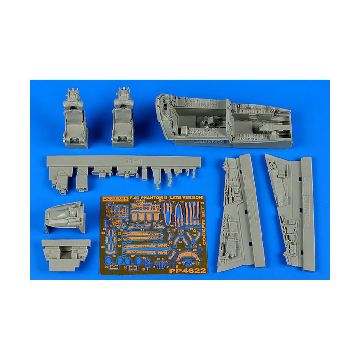 F-4D Phantom II (late v.)cockpit set f.A, 1/48 - Aires 4622