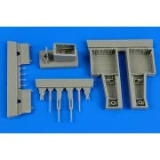 Supermarine Attacker wheel bay f.Trumpet, 1/48 - Aires 4626