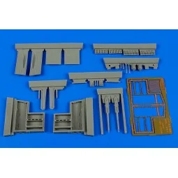 Spitfire Mk.IXc-late gun bay f.Eduard, 1/48 - Aires 4627